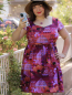 Preview: Weicher Jersey Stoff im Boho Stil